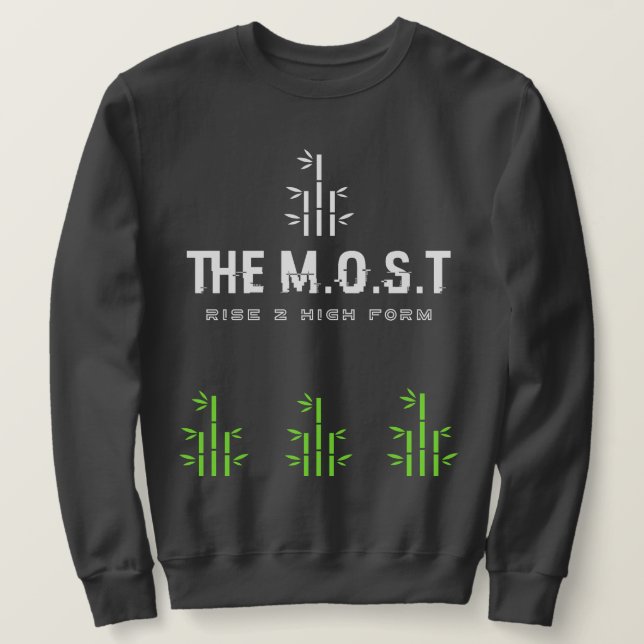 Stil: Herr Basic Sweatshirt (Mörkgrå) (Design framsida)