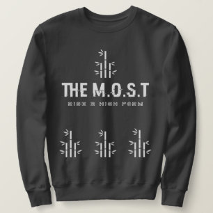 Stil: Herr Basic Sweatshirt (Mörkgrå)
