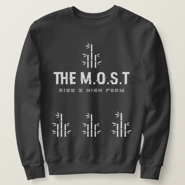 Stil: Herr Basic Sweatshirt (Mörkgrå) (Design framsida)