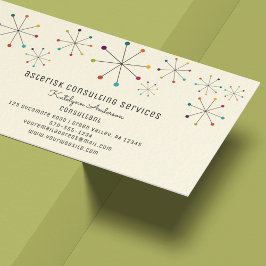 Stil i 2000-talets moderna Retro-Vintage Visitkort