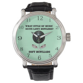 Stil i Music Kostym Gräsmatta Bowlers, Armbandsur