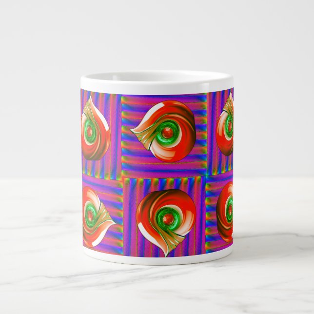 Stil: Jumbo  jumbo-stor kopp med invecklad design Mugg (Framsidan)