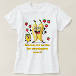 Stil: Kvinnors bananer är berries grundläggande T- T Shirt