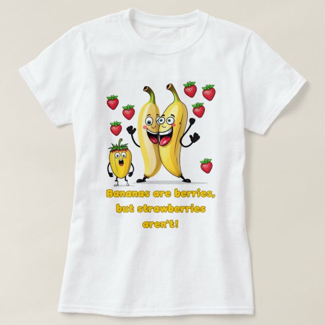 Stil: Kvinnors bananer är berries grundläggande T- T Shirt (Design framsida)