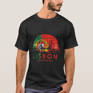 Stil Landsbygdskapital Lissabon Portugal T Shirt