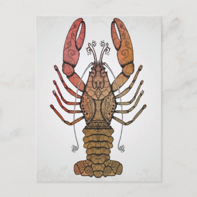 Stil Lobster Vykort (Framsida)