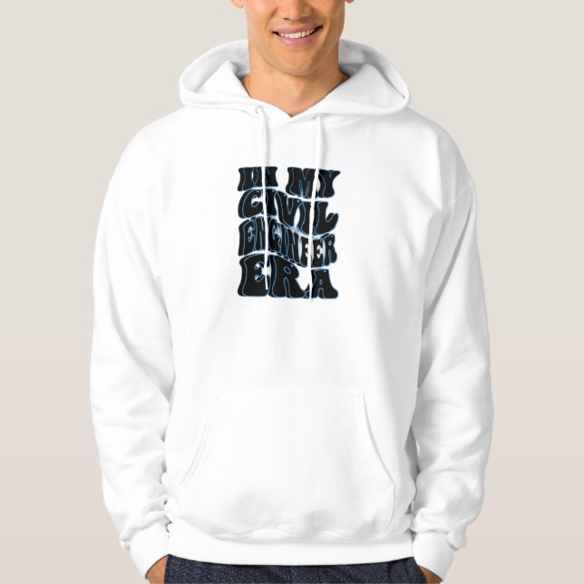 Stil Mäns Bella Canvas Full-Zip Hoodie Denna incr (Framsida)