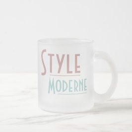 STIL MODERNE mugg (frostat glas)