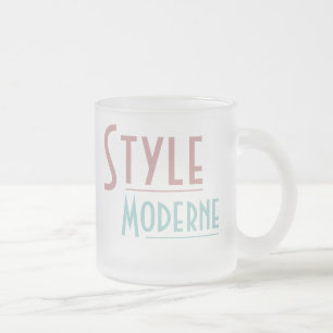 STIL MODERNE mugg (frostat glas)