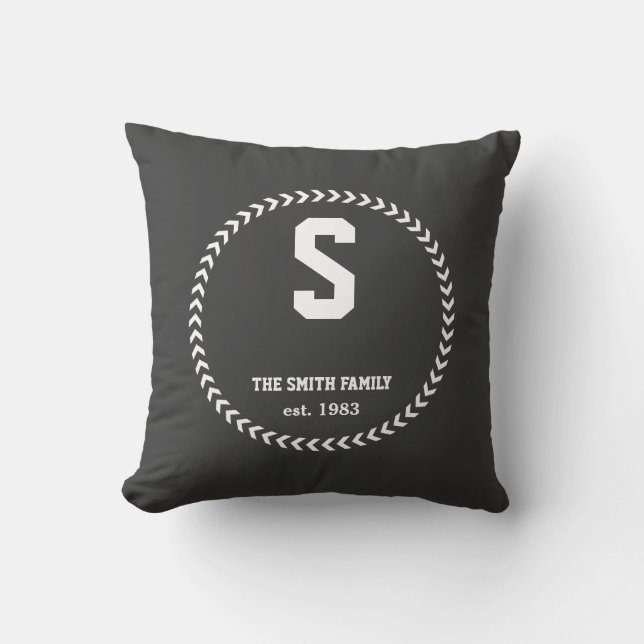 Stil Monogram Kudde (Framsida)