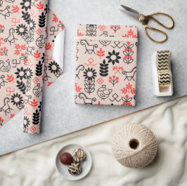 Stil (mönster) presentpapper