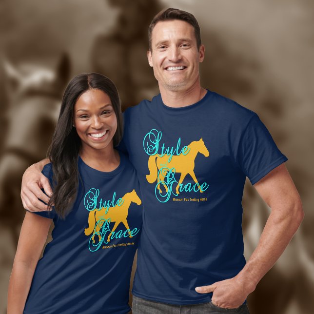 Stil och Grace Missouri Fox Trotting Horse T Shirt (Skapare uppladdad)