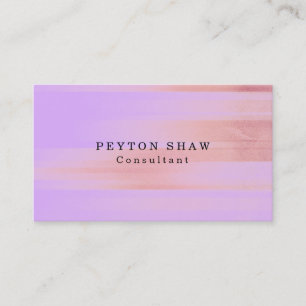 Stil Plain Simple Mauve Mallow Rosa Professionell Visitkort