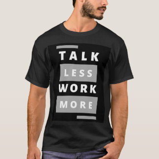 Stil: Prata mindre arbete mer grundläggande Mörk T T Shirt