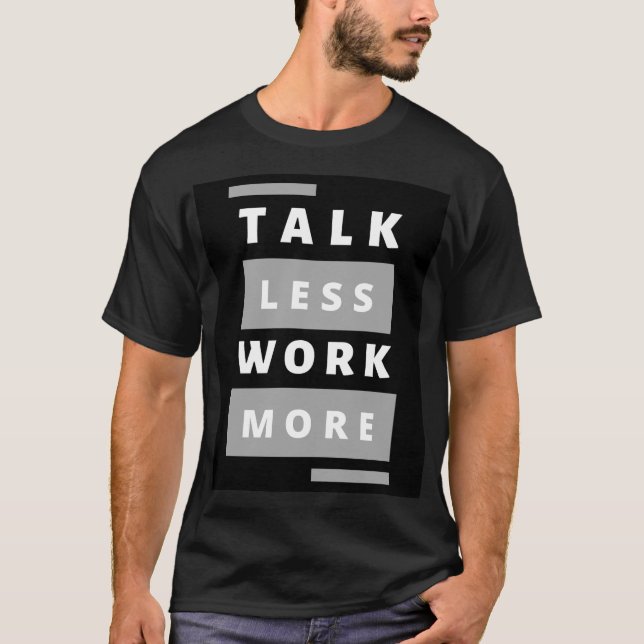 Stil: Prata mindre arbete mer grundläggande Mörk T T Shirt (Framsida)