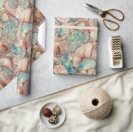 Stil-sjöcellerna Art nouveau i Mönster Presentpapper