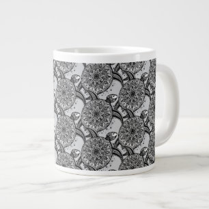 Stil sköldpadda Mönster Jumbo Mugg