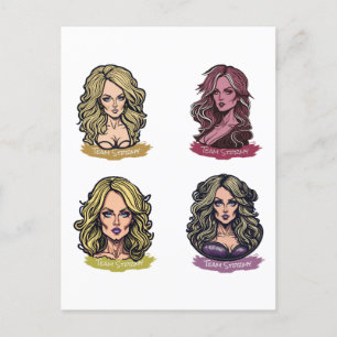 Stil Team Stormy - Stormy Daniels Kreativ Vykort