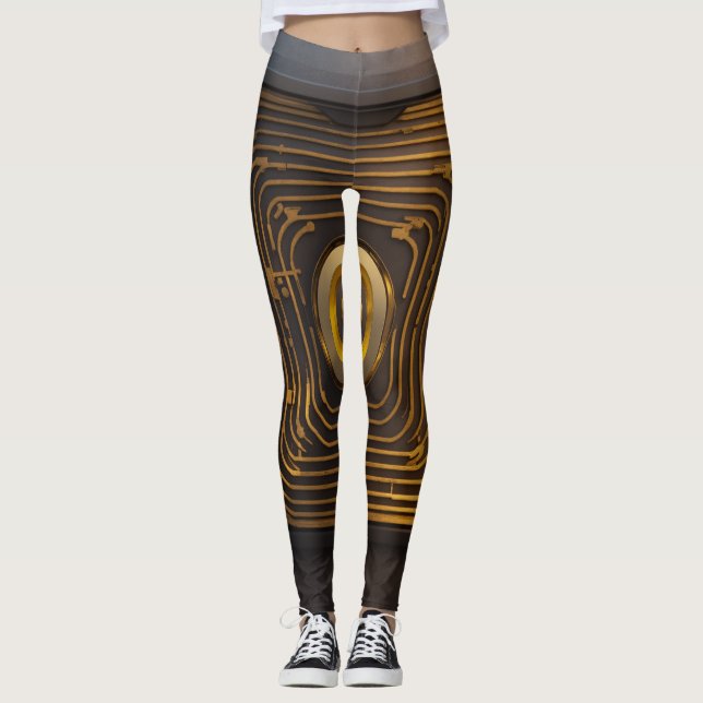 Stil tillgodoser teknik leggings (Framsida)