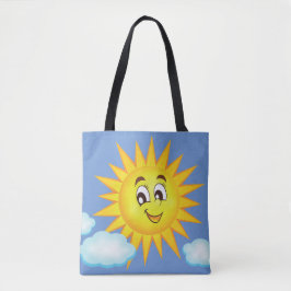 Stil: Total-over-print Tote Bag, Medium Tygkasse