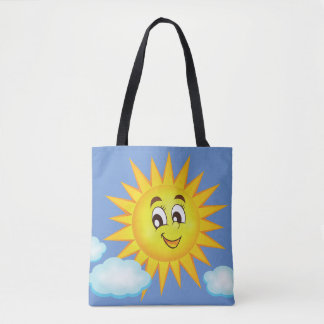 Stil: Total-over-print Tote Bag, Medium Tygkasse