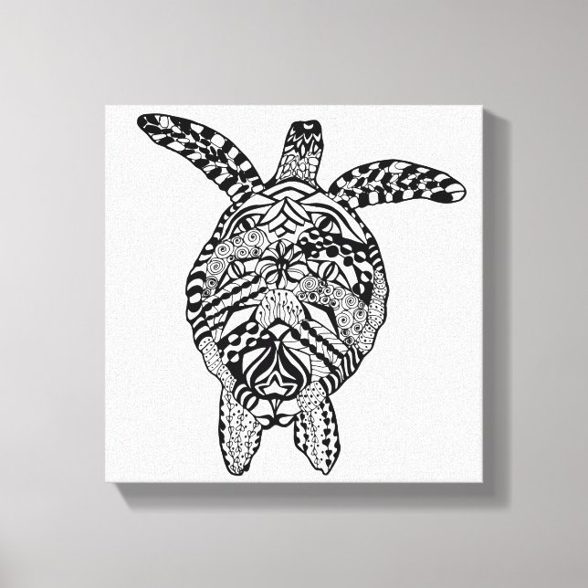 Stil Turtle 6 Canvastryck (Framsida)