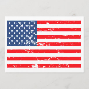 stil USA flagga Party Inbjudan