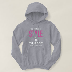 Stil: Vuxen överdrags hoodie (grå Vivid) T Shirt