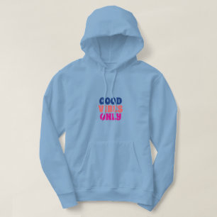 Stil: Vuxen överdrags hoodie (Ljusblå livlig)