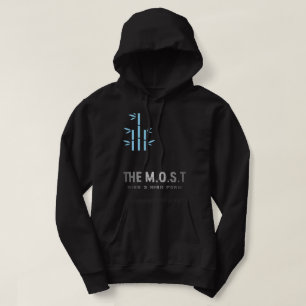 Stil: Vuxen överdrags hoodie (svart Vivid)