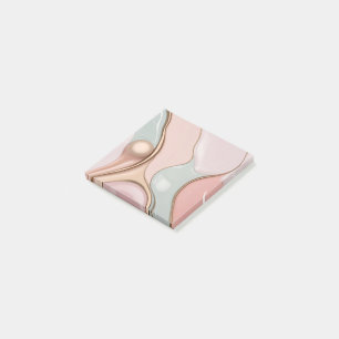 stila anteckningar i abstrakt grafik post-it block