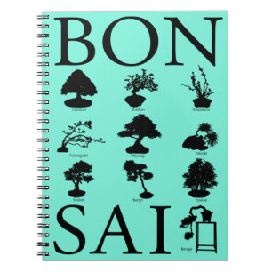 Stilar i Bonsai Träd Anteckningsbok