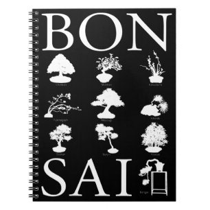 Stilar i Bonsai Träd Anteckningsbok