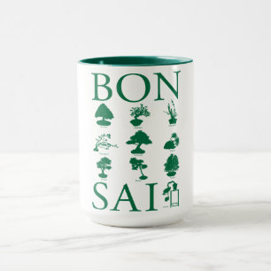 Stilar i Bonsai Träd Mugg