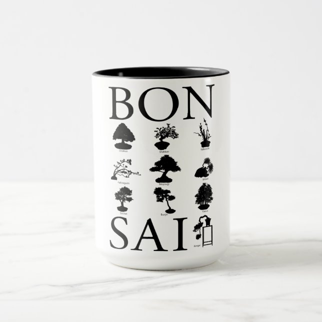 Stilar i Bonsai Träd Mugg (Center)