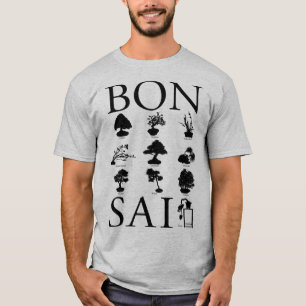 Stilar i Bonsai Träd T Shirt