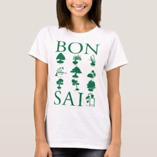 Stilar i Bonsai Träd T Shirt