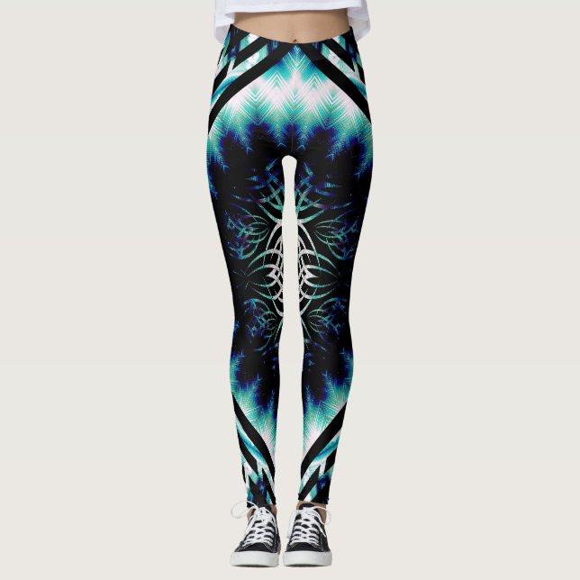Stilat Tyg Leggings (Framsida)