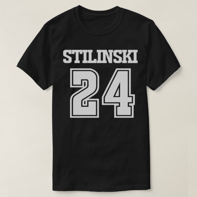Stiles Stilinski Lacrosse Jersey Back 1344 T Shirt (Design framsida)