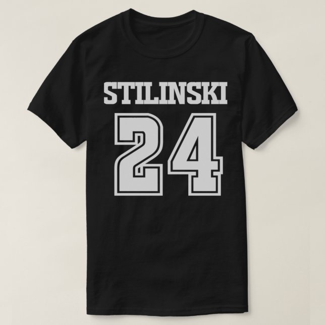 Stiles Stilinski Lacrosse Jersey Back 1 T Shirt (Design framsida)