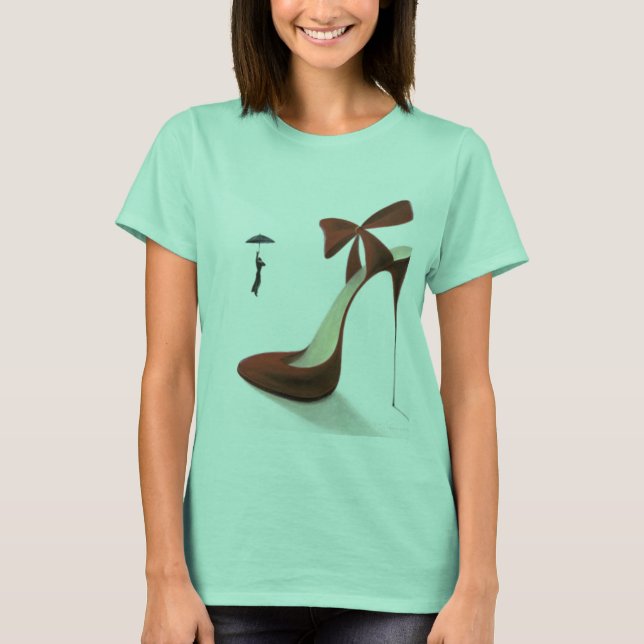 Stiletto Fashionista T-shirt (Framsida)
