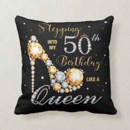Stiletto High Heel Stepping in my 50 Birthday Kudde