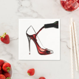 Stiletto och Vin Pappersservett