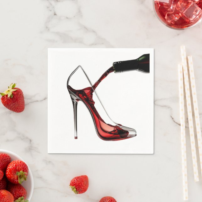 Stiletto och Vin Pappersservett (Insitu)