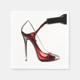 Stiletto och Vin Pappersservett