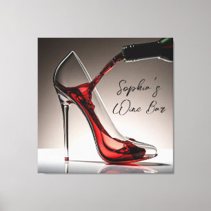 Stiletto och Vin-Vin Pub Canvastryck