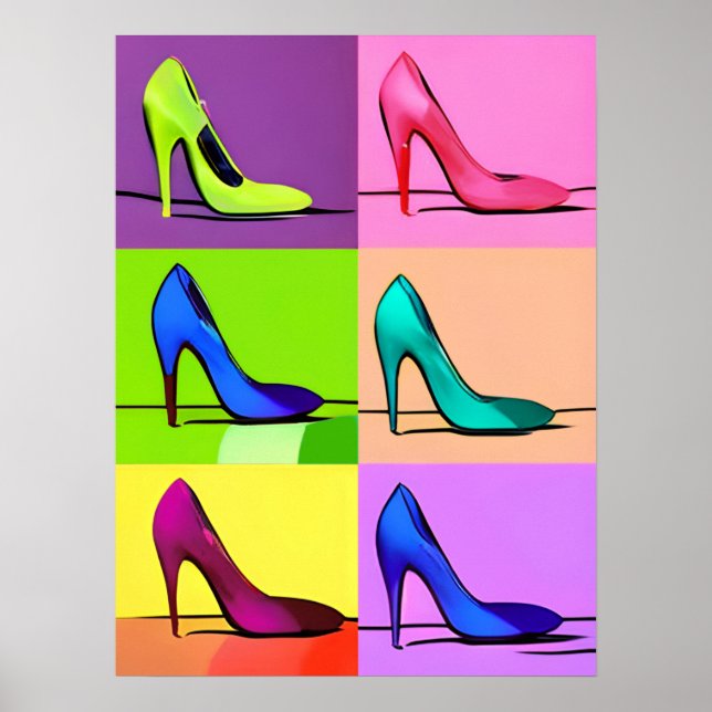 Stiletto Pumps, Högklackar Poster Art (Framsidan)
