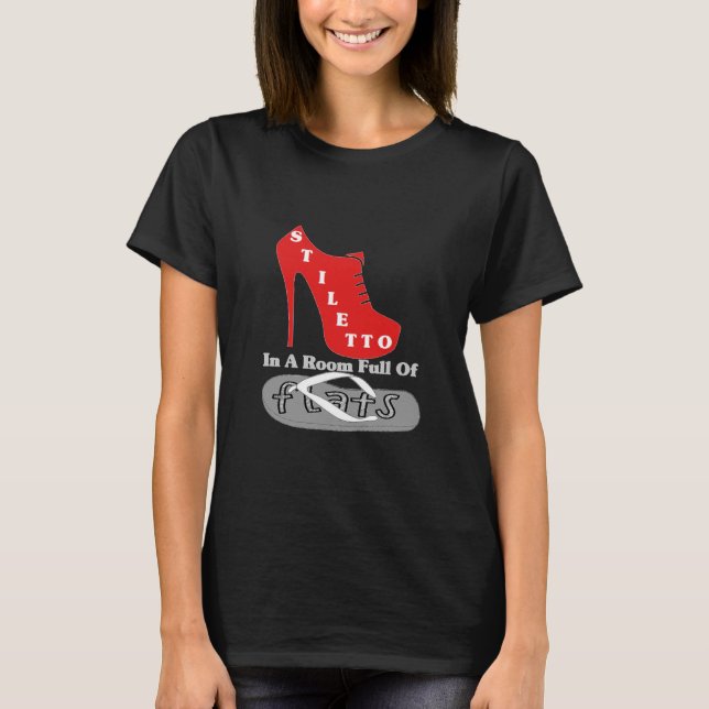 Stiletto Tanktop T-shirt (Framsida)