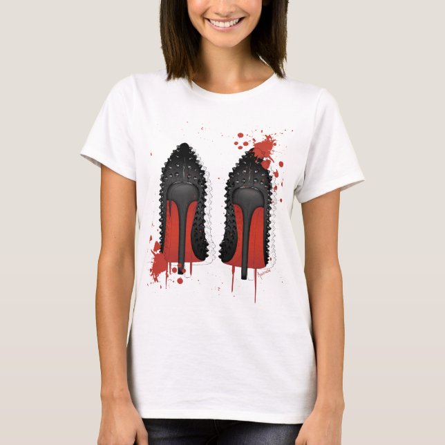 Stilettos spatters droppar tee (Framsida)