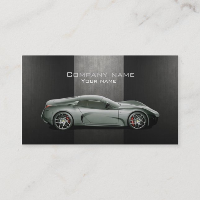 Stilfull automatisk visitkort (Framsida)